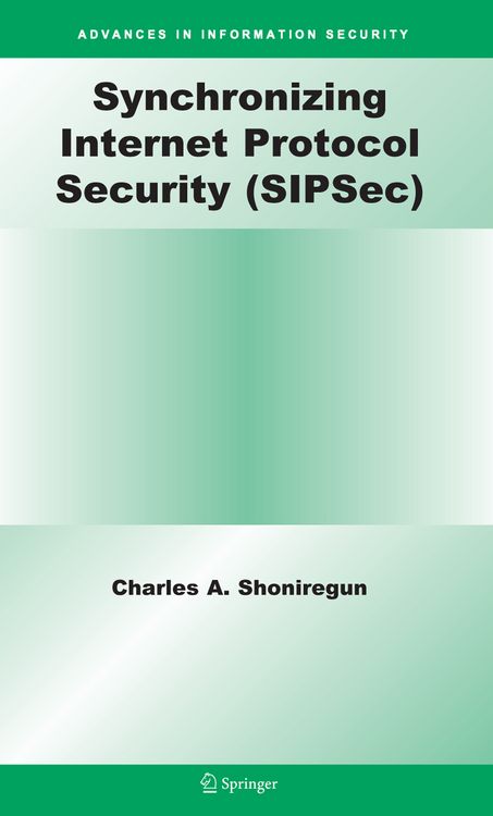 Produktbild: Synchronizing Internet Protocol Security (SIPSec)