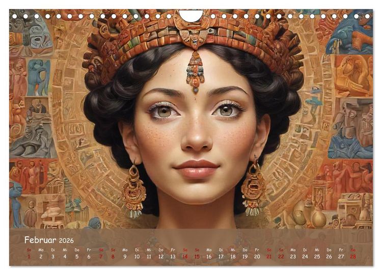 Produktbild: Faszination Maya: Einblicke in eine versunkene Welt (Wandkalender 2026 DIN A4 quer), CALVENDO Monatskalender
