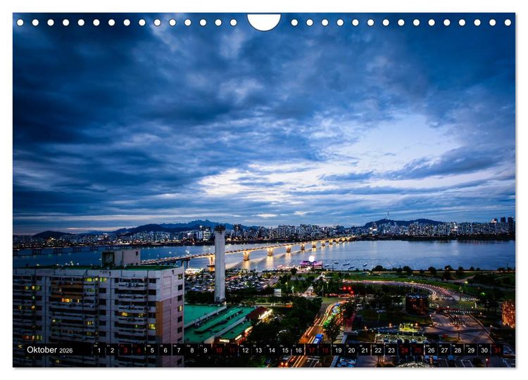 Produktbild: Seoul - Metropole zwischen Tradition und Moderne (Wandkalender 2026 DIN A4 quer), CALVENDO Monatskalender