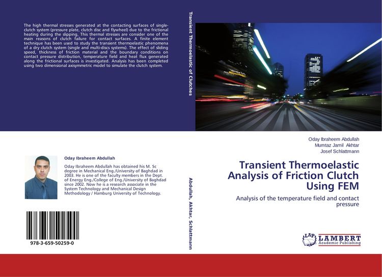 Produktbild: Transient Thermoelastic Analysis of Friction Clutch Using FEM