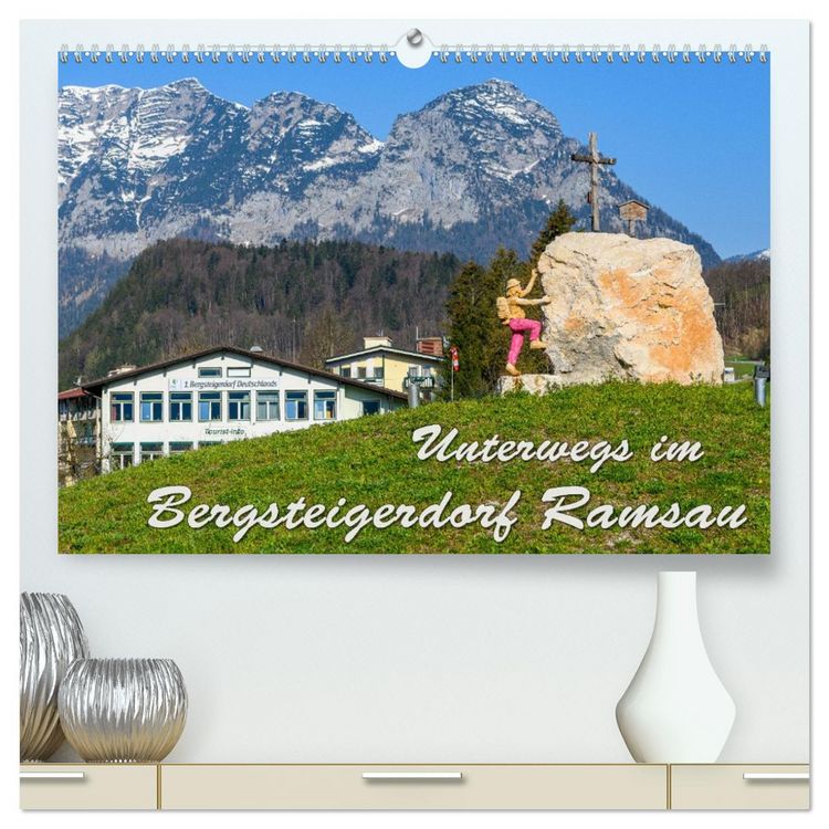 Produktbild: Unterwegs im Bergsteigerdorf Ramsau (hochwertiger Premium Wandkalender 2026 DIN A2 quer), Kunstdruck in Hochglanz