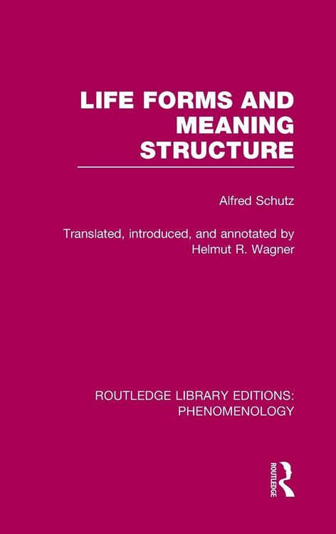 Produktbild: Life Forms and Meaning Structure