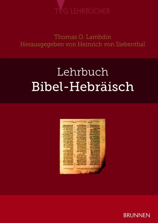 Produktbild: Lehrbuch Bibel-Hebräisch