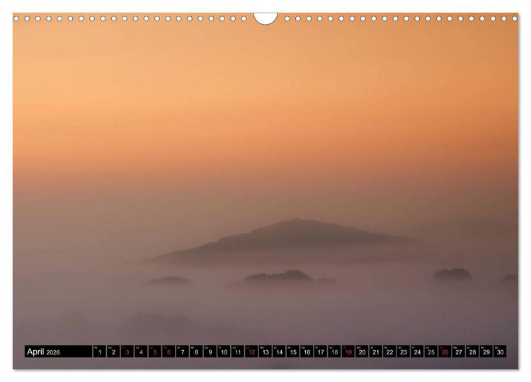 Produktbild: Lichtstimmungen Th&uuml;ringen - Eine Reise von Morgens bis Abends (Wandkalender 2026 DIN A3 quer), CALVENDO Monatskalender