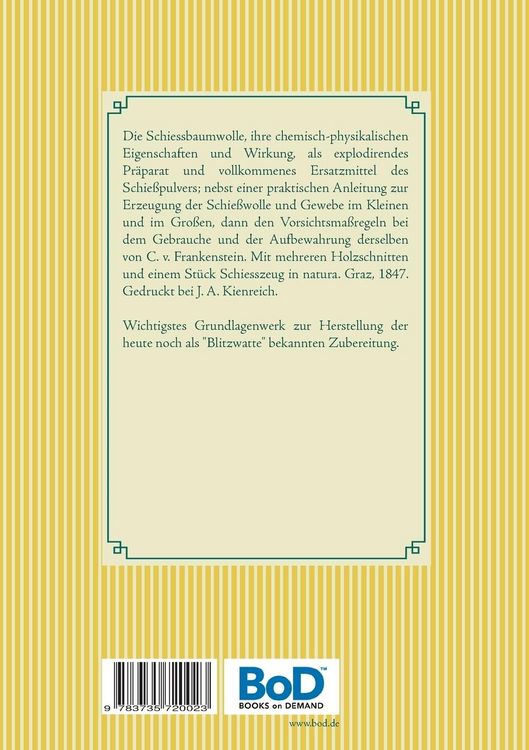 Produktbild: Die Schiessbaumwolle