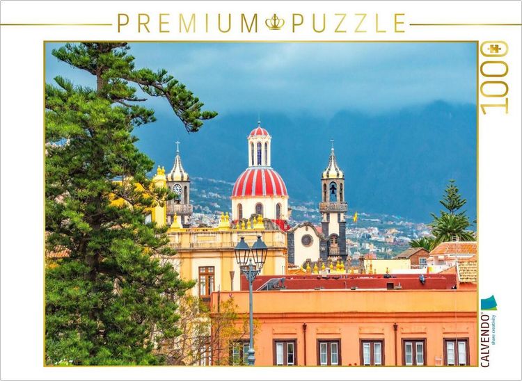 Produktbild: CALVENDO Puzzle Blick auf die Altstadt, La Orotova, Teneriffa | 1000 Teile Lege-Gr&ouml;&szlig;e 64x48cm Foto-Puzzle f&uuml;r gl&uuml;ckliche Stunden
