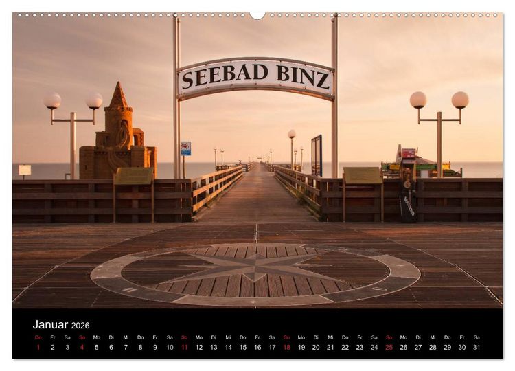 Produktbild: Ostseeinsel R&uuml;gen Impressionen (Wandkalender 2026 DIN A2 quer), CALVENDO Monatskalender
