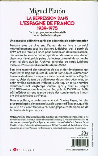 Produktbild: La r&eacute;pression dans l'Espagne de Franco : 1939-1975