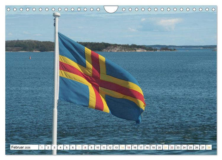 Produktbild: &Aring;landinseln. Sch&auml;rengarten zwischen Finnland und Schweden (Wandkalender 2026 DIN A4 quer), CALVENDO Monatskalender