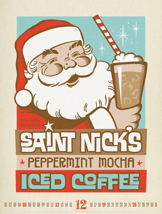 Produktbild: Coffee Time Kaffee-Plakate-Kalender 2027