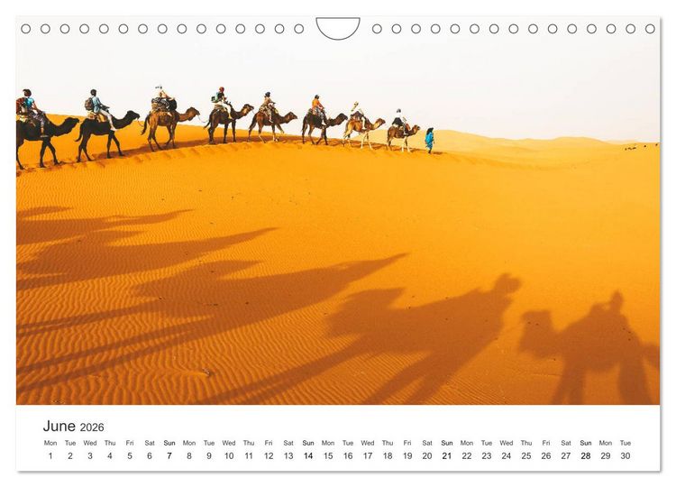 Produktbild: The colorful Morocco (Wall Calendar 2026 DIN A4 landscape), CALVENDO 12 Month Wall Calendar