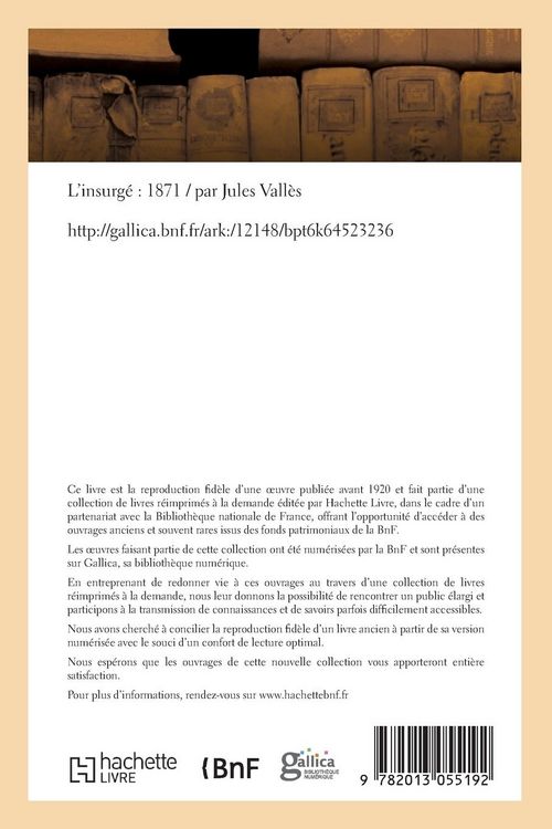 Produktbild: L'insurg&eacute;, 1871