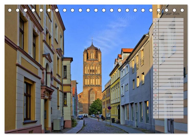 Produktbild: Stralsund. Das Tor zur Insel R&uuml;gen (Tischkalender 2026 DIN A5 quer), CALVENDO Monatskalender