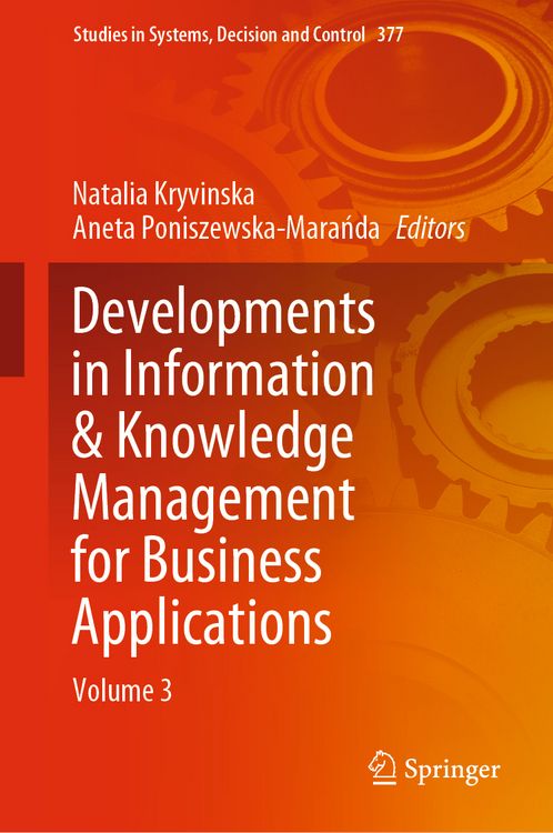 Produktbild: Developments in Information & Knowledge Management for Business Applications