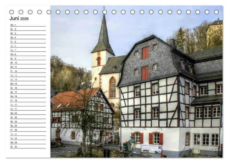 Produktbild: Ein Trip durch die Eifel (Tischkalender 2026 DIN A5 quer), CALVENDO Monatskalender