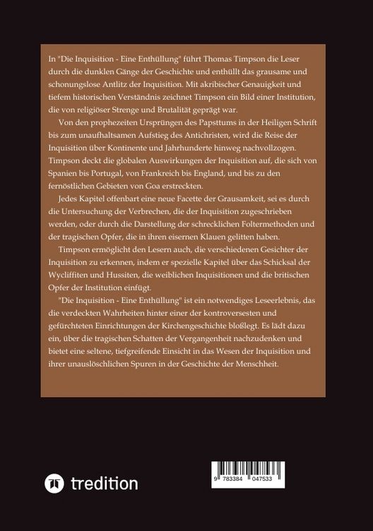 Produktbild: Die Inquisition - Eine Enth&uuml;llung