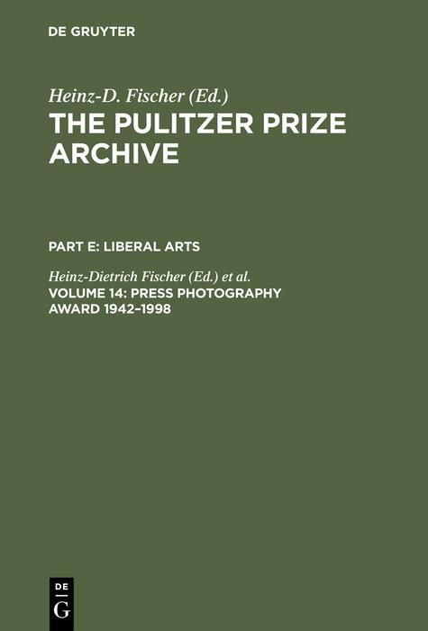 Produktbild: Press Photography Award 1942-1998