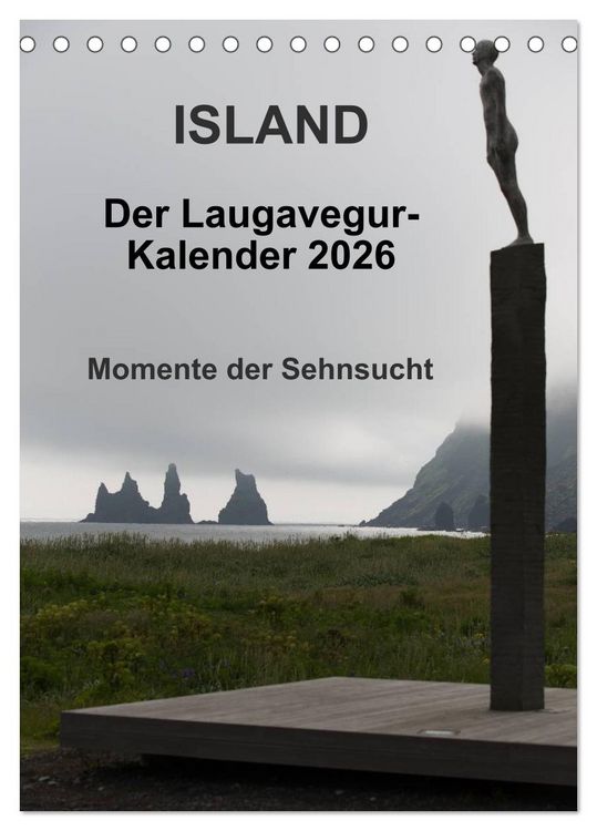 Produktbild: Island - Der Laugavegur-Kalender 2026 (Tischkalender 2026 DIN A5 hoch), CALVENDO Monatskalender