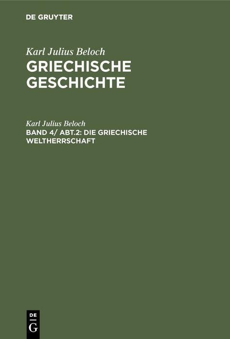 Produktbild: Die griechische Weltherrschaft