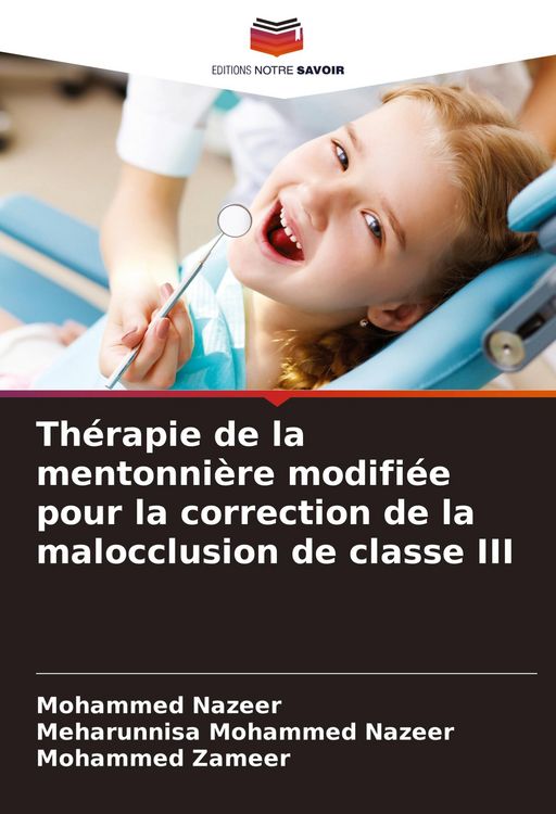 Produktbild: Th&eacute;rapie de la mentonni&egrave;re modifi&eacute;e pour la correction de la malocclusion de classe III