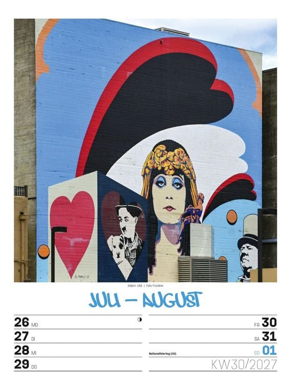 Produktbild: Street Art Wochenplaner Kalender 2027