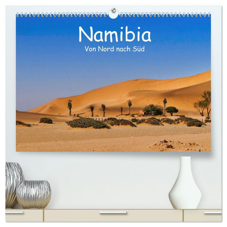 Produktbild: Namibia - Von Nord nach S&uuml;d (hochwertiger Premium Wandkalender 2026 DIN A2 quer), Kunstdruck in Hochglanz