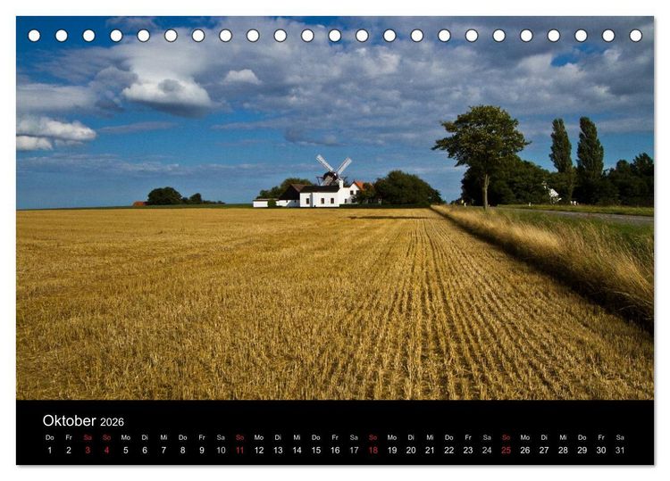 Produktbild: D&auml;nemarks Bornholm 2026 (Tischkalender 2026 DIN A5 quer), CALVENDO Monatskalender