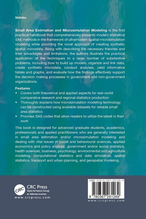 Produktbild: Small Area Estimation and Microsimulation Modeling