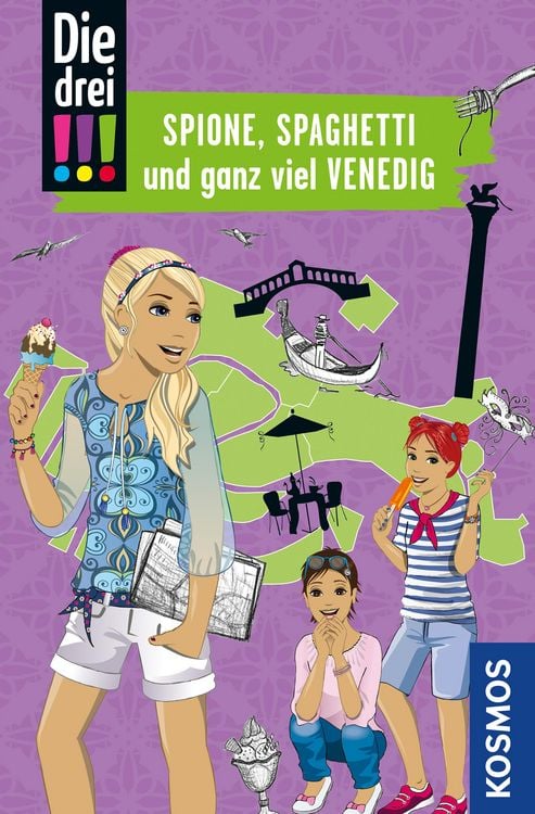 Produktbild: Die drei !!!, Spione, Spaghetti und ganz viel Venedig (drei Ausrufezeichen)