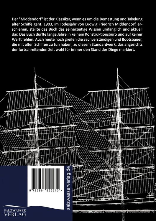 Produktbild: Bemastung und Takelung der Schiffe (1903)