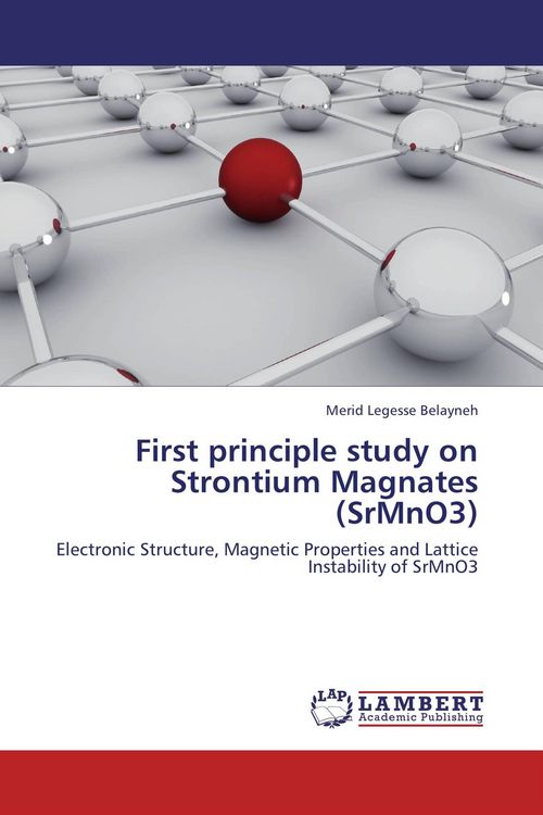 Produktbild: First principle study on Strontium Magnates (SrMnO3)