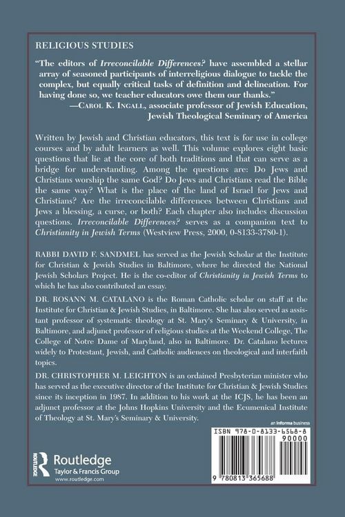 Produktbild: Irreconcilable Differences? A Learning Resource For Jews And Christians