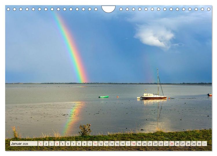 Produktbild: Insel Sylt - Fantastische Momente (Wandkalender 2026 DIN A4 quer), CALVENDO Monatskalender