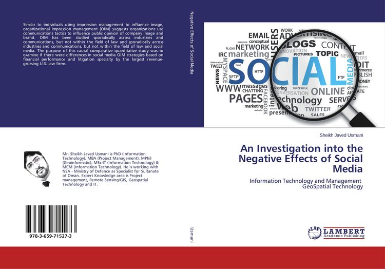 Produktbild: An Investigation into the Negative Effects of Social Media