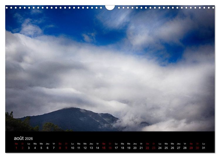 Produktbild: Horizons ard&eacute;chois (Calendrier mural 2026 DIN A3 vertical), CALVENDO calendrier mensuel