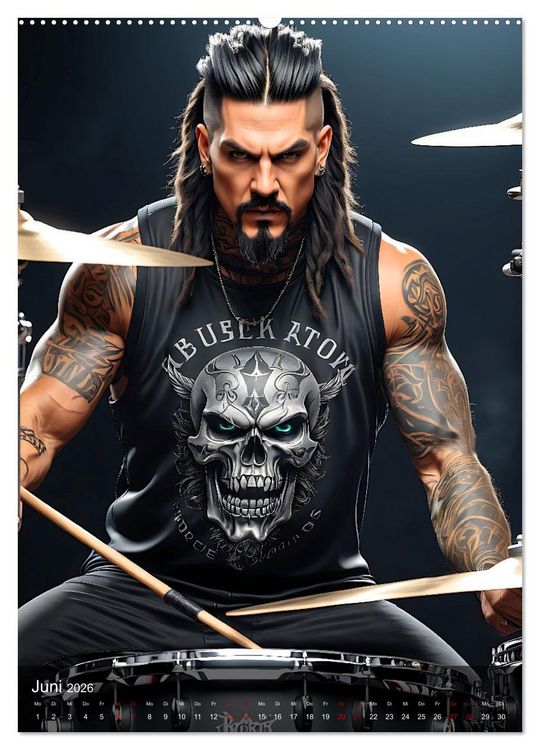 Produktbild: Rockstars - Live on Stage (Wandkalender 2026 DIN A2 hoch), CALVENDO Monatskalender