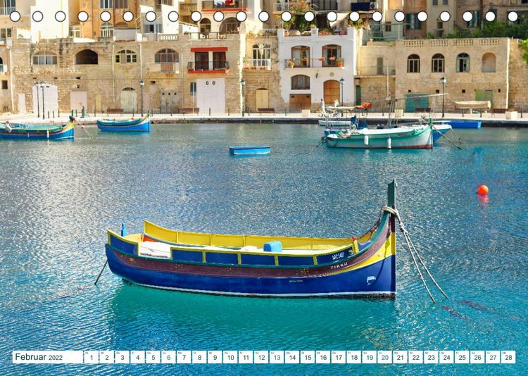 Produktbild: Malerisches Malta - Idylle im Mittelmeer (Tischkalender 2022 DIN A5 quer)