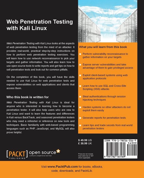 Produktbild: Web Penetration Testing with Kali Linux