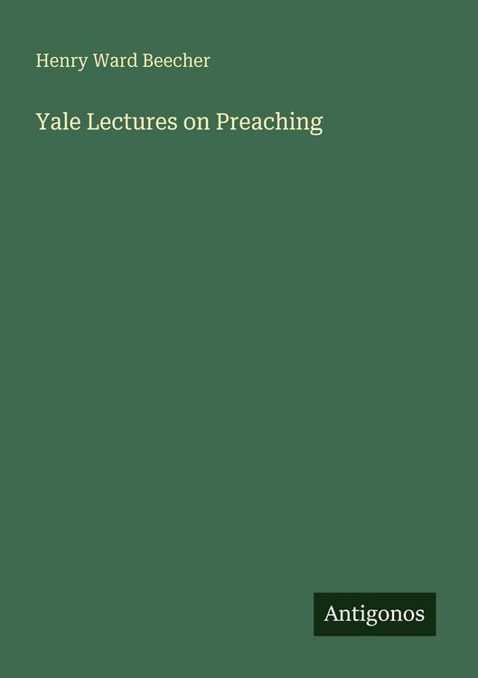 Produktbild: Yale Lectures on Preaching