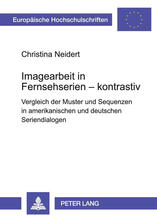 Produktbild: Imagearbeit in Fernsehserien &ndash; kontrastiv