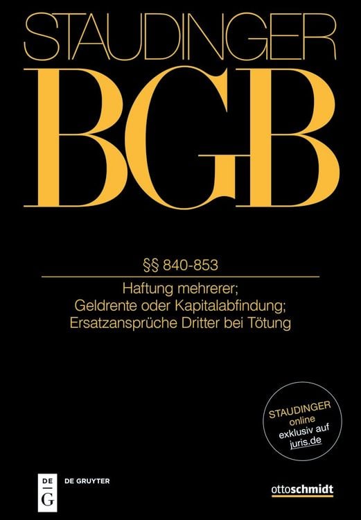 Produktbild: &sect;&sect; 840-853