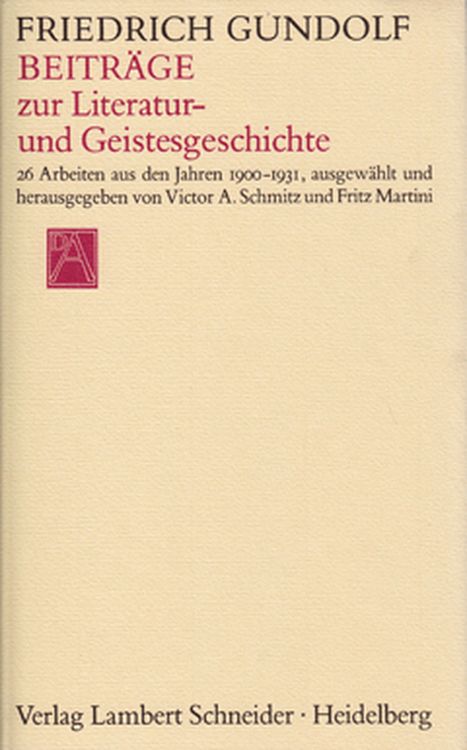 Produktbild: Beitr&auml;ge zur Literatur- und Geistesgeschichte