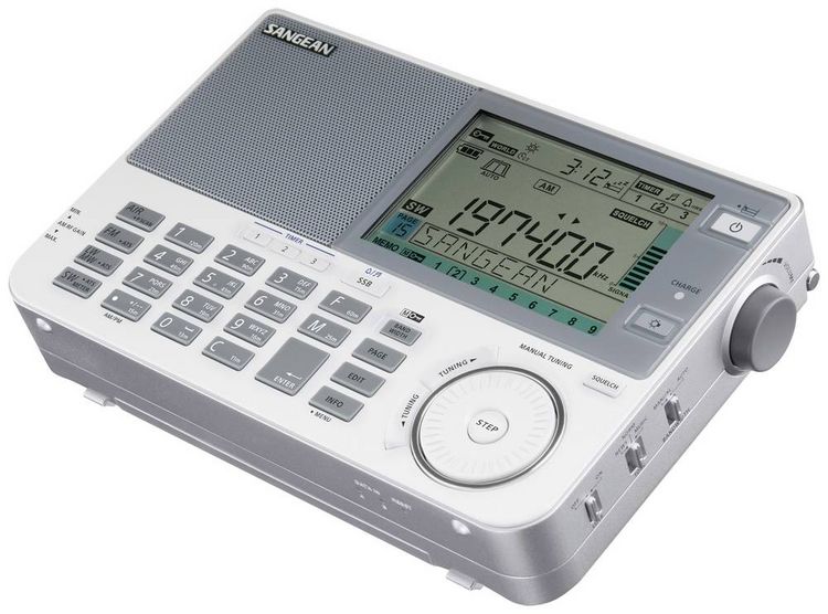 Produktbild: Sangean ATS-909X2 Weltempf&auml;nger UKW, LW, MW Weckfunktion Wei&szlig;