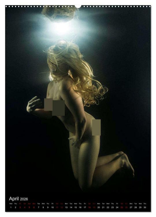 Produktbild: Underwater Erotic Shapes (High Quality Premium Wall Calendar 2026 DIN A2 portrait),CALVENDO 12 Month Wall Calendar