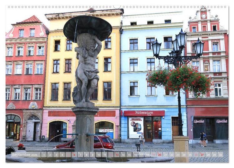 Produktbild: Schweidnitz in Polen mit Friedenskirche (Wandkalender 2026 DIN A2 quer), CALVENDO Monatskalender