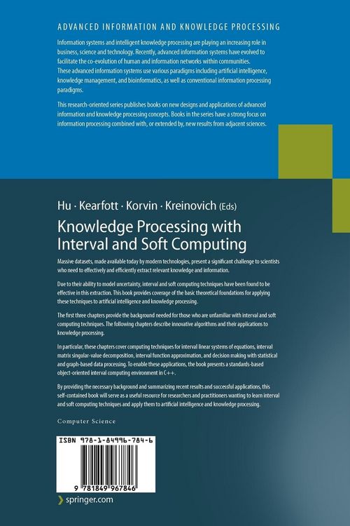 Produktbild: Knowledge Processing with Interval and Soft Computing