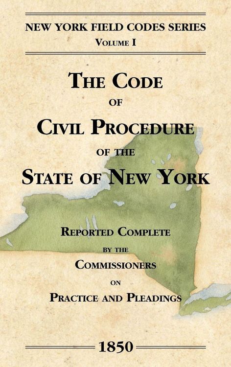 Produktbild: The Code of Civil Procedure of the State of New-York