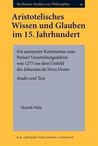 Produktbild: Aristotelisches Wissen und Glauben im 15. Jahrhundert