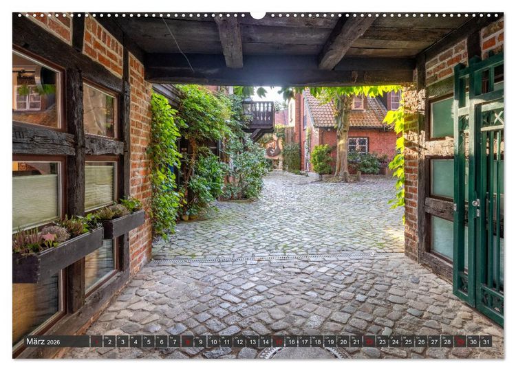 Produktbild: L&uuml;neburg - Die Salz- und Hansestadt (hochwertiger Premium Wandkalender 2026 DIN A2 quer), Kunstdruck in Hochglanz
