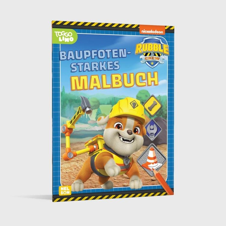 Produktbild: Rubble & Crew: Baupfotenstarkes Malbuch